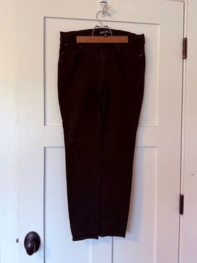 J. Crew Mercantile Black Denim High-Waist Jeans